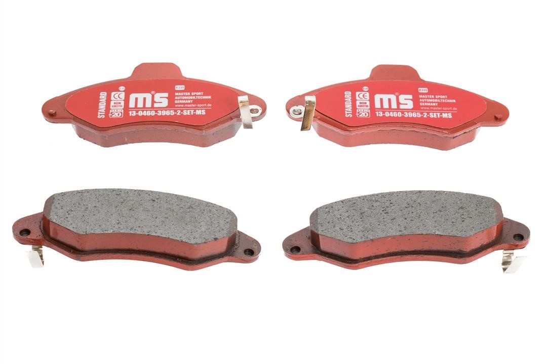 Master-sport 13-0460-3965-2-SET-MS Brake Pad Set, disc brake 13046039652SETMS