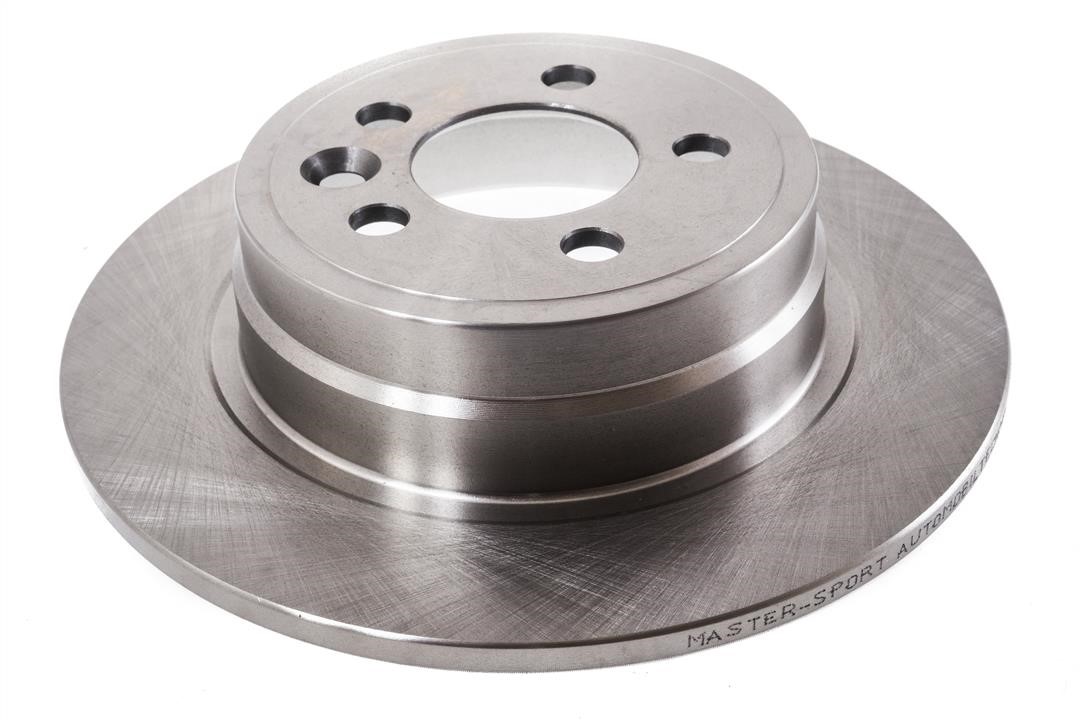 Master-sport 24011002701PCSMS Rear brake disc, non-ventilated 24011002701PCSMS