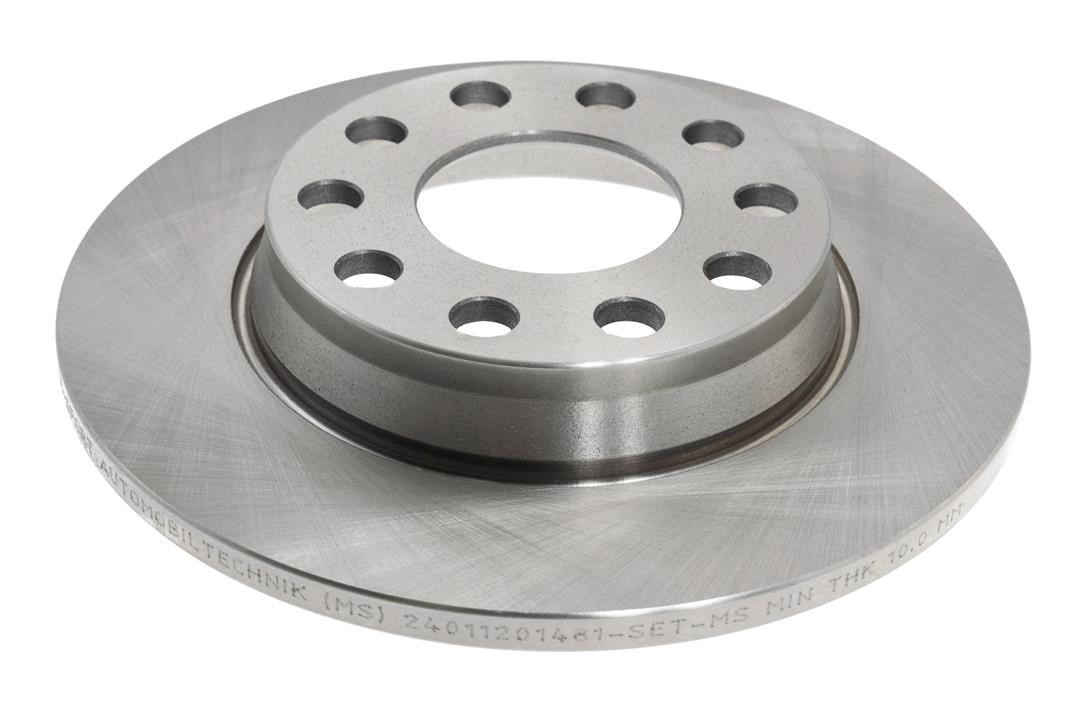 Master-sport 24011201481PCSMS Rear brake disc, non-ventilated 24011201481PCSMS