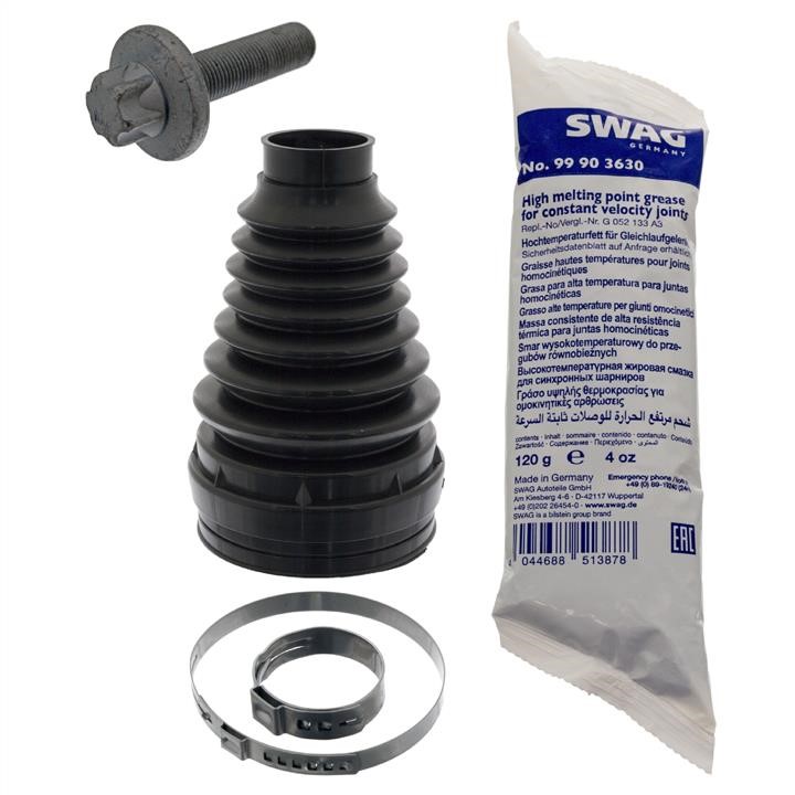 SWAG 10 10 0192 Drive shaft inner boot, kit 10100192