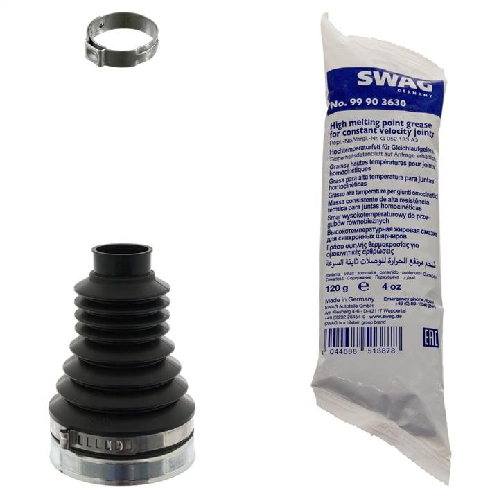 SWAG 10 10 1855 Drive shaft inner boot, kit 10101855