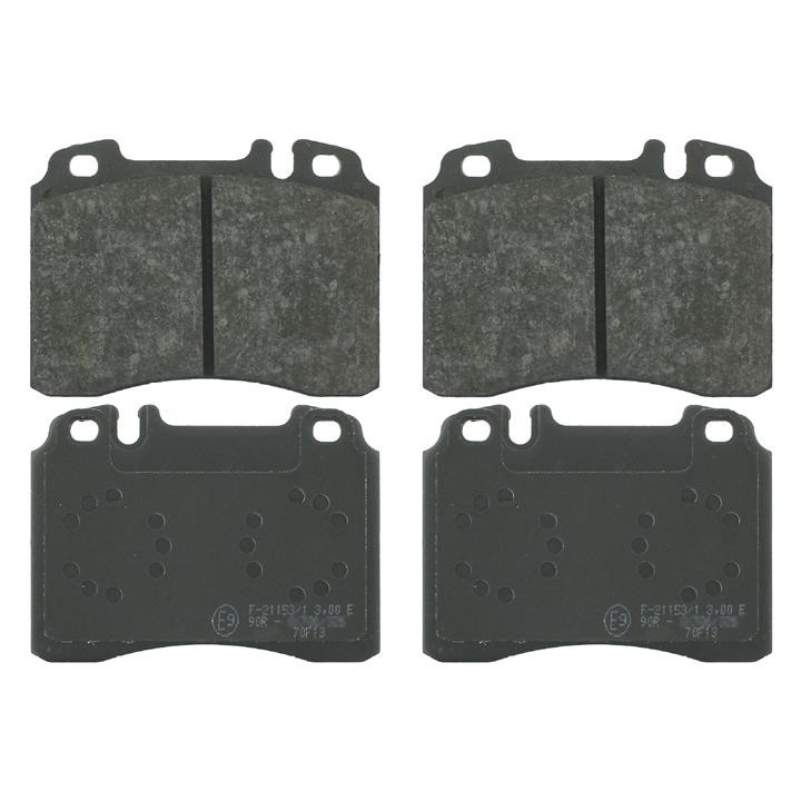 SWAG 10 91 6095 Front disc brake pads, set 10916095