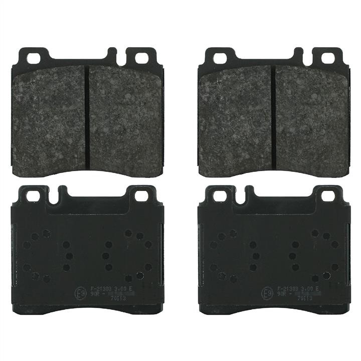 SWAG 10 91 6096 Front disc brake pads, set 10916096