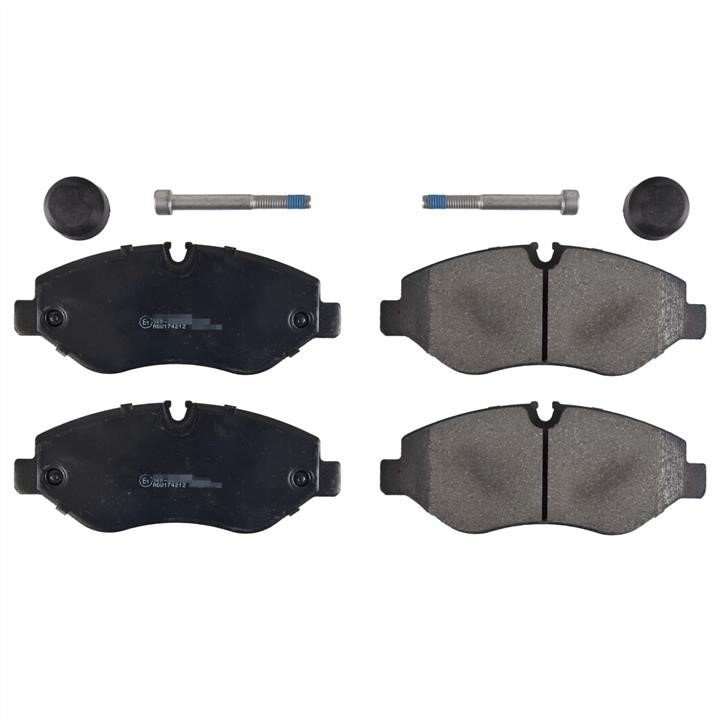 SWAG 10 91 6710 Front disc brake pads, set 10916710 10916710 SWAG Front disc brake pads, set