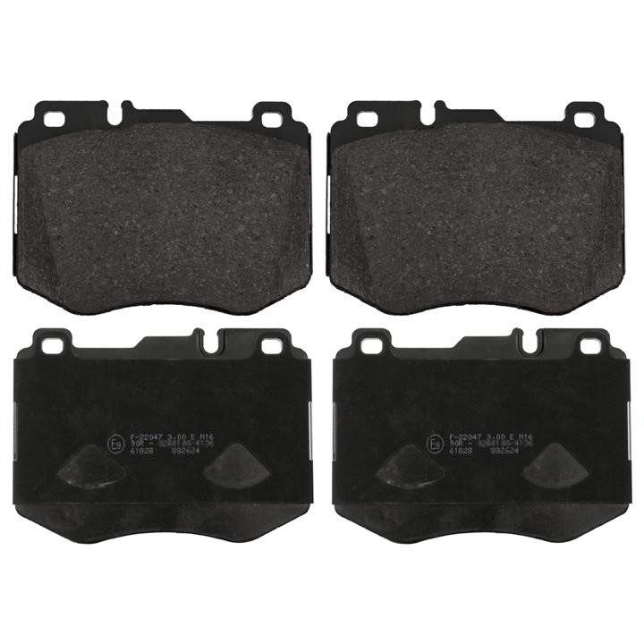 SWAG 10 91 6986 Front disc brake pads, set 10916986