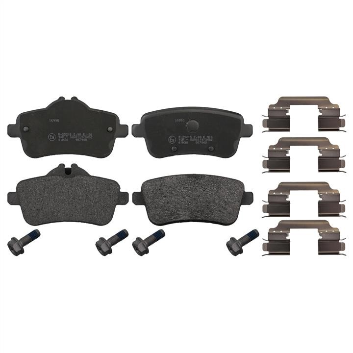 SWAG 10 91 6990 Rear disc brake pads, set 10916990