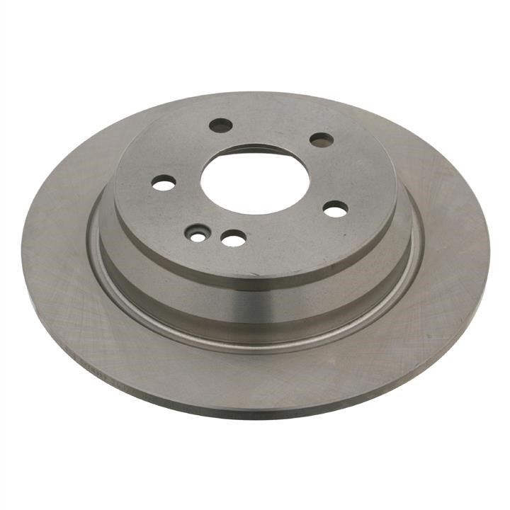 SWAG 10 92 4077 Rear brake disc, non-ventilated 10924077