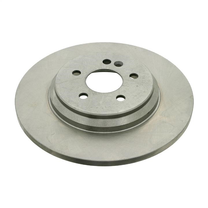 SWAG 10 92 4350 Rear brake disc, non-ventilated 10924350
