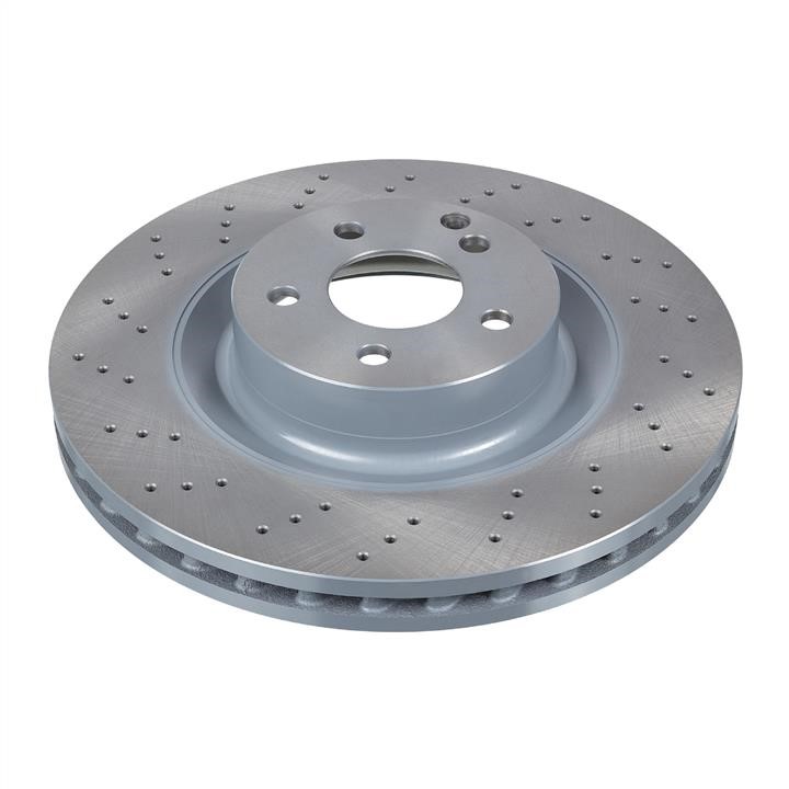 SWAG 10 92 6406 Ventilated brake disc with perforation 10926406