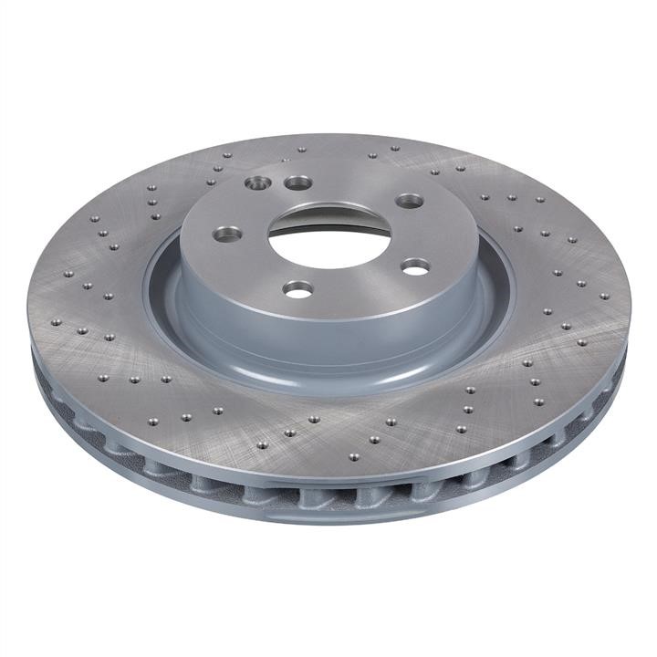 SWAG 10 92 6407 Ventilated brake disc with perforation 10926407