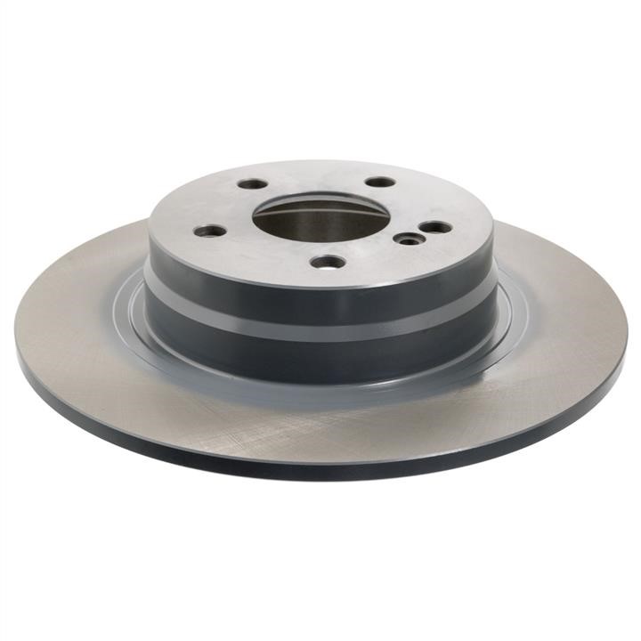 SWAG 10 93 0555 Rear brake disc, non-ventilated 10930555