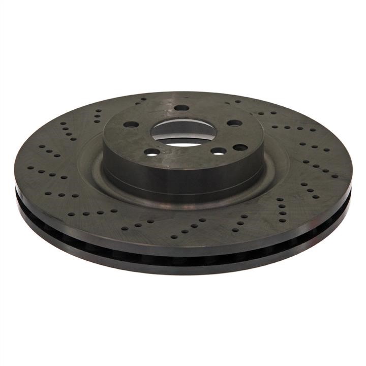 SWAG 10 93 7724 Ventilated brake disc with perforation 10937724