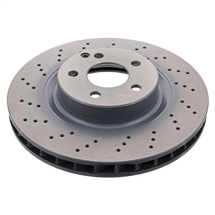 SWAG 10 93 7725 Ventilated brake disc with perforation 10937725