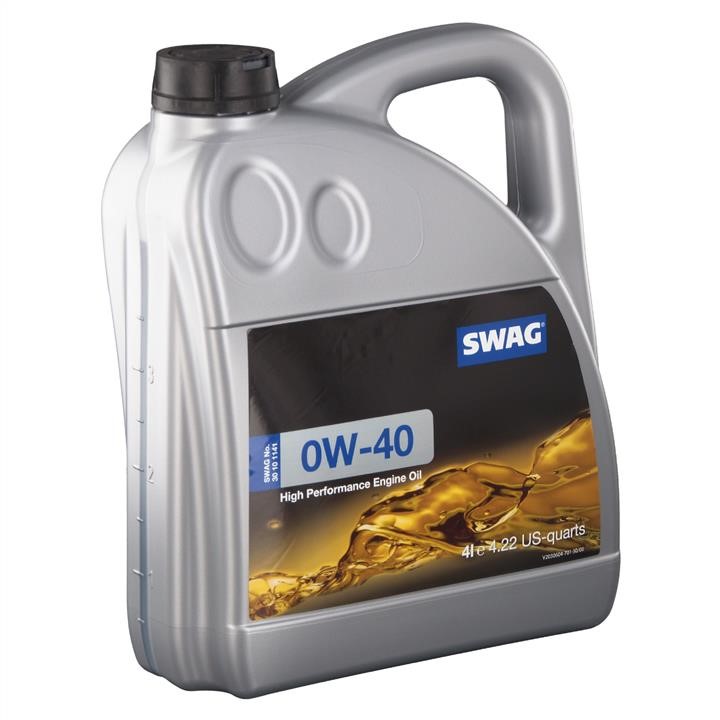 SWAG 30 10 1141 Engine oil SWAG High Performance 0W-40, 4L 30101141