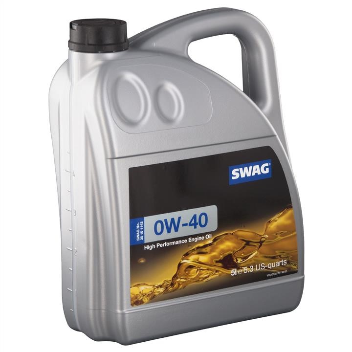 SWAG 30 10 1142 Engine oil SWAG High Performance 0W-40, 5L 30101142