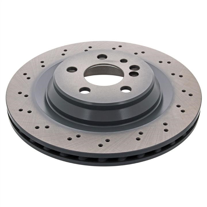 SWAG 10 94 3943 Ventilated brake disc with perforation 10943943