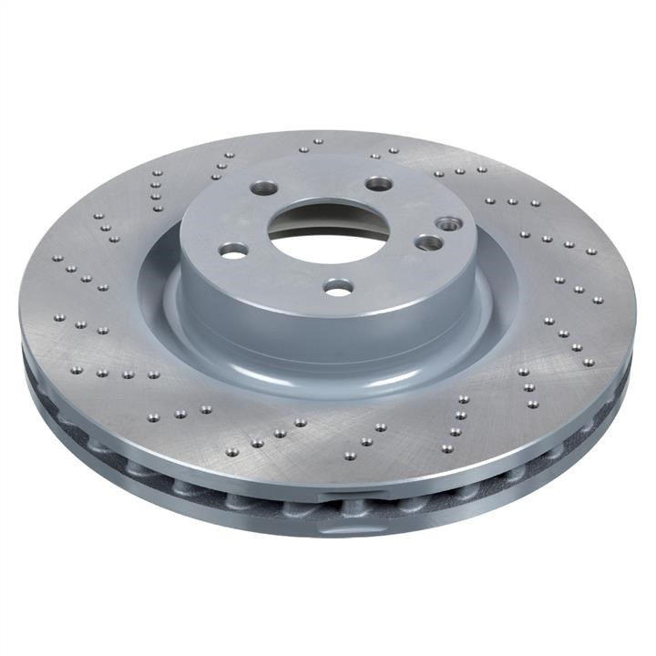 SWAG 10 94 4007 Ventilated brake disc with perforation 10944007