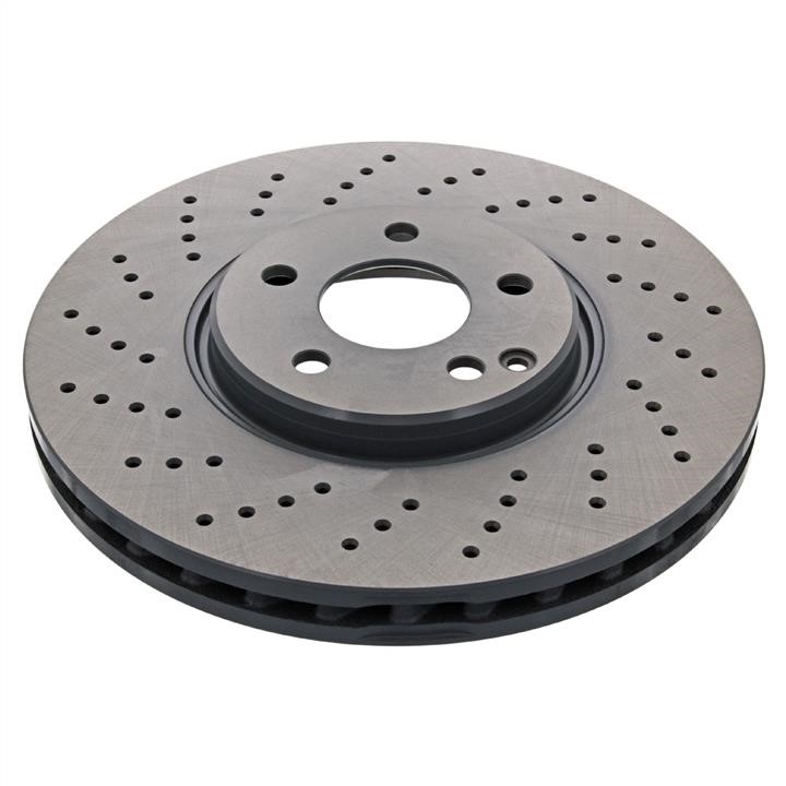 SWAG 10 94 4012 Ventilated brake disc with perforation 10944012