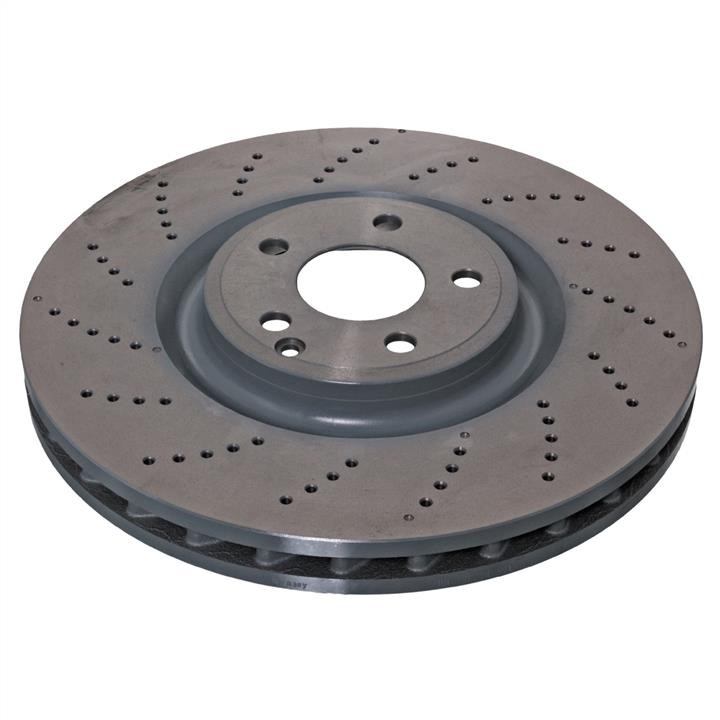SWAG 10 94 4085 Ventilated brake disc with perforation 10944085