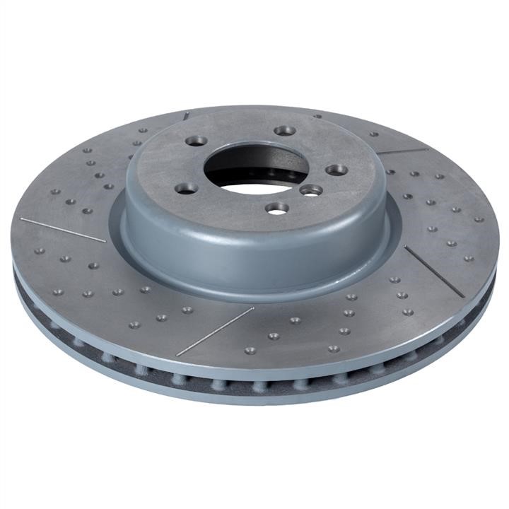 SWAG 20 10 5720 Ventilated brake disc with perforation 20105720
