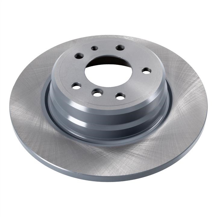 SWAG 20 91 0755 Rear brake disc, non-ventilated 20910755