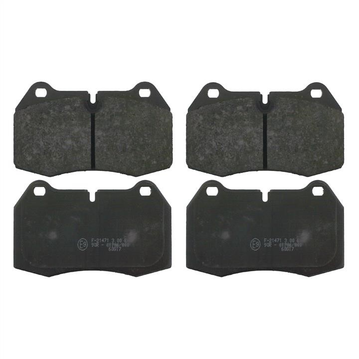 SWAG 20 91 6109 Front disc brake pads, set 20916109 20916109 SWAG Front disc brake pads, set