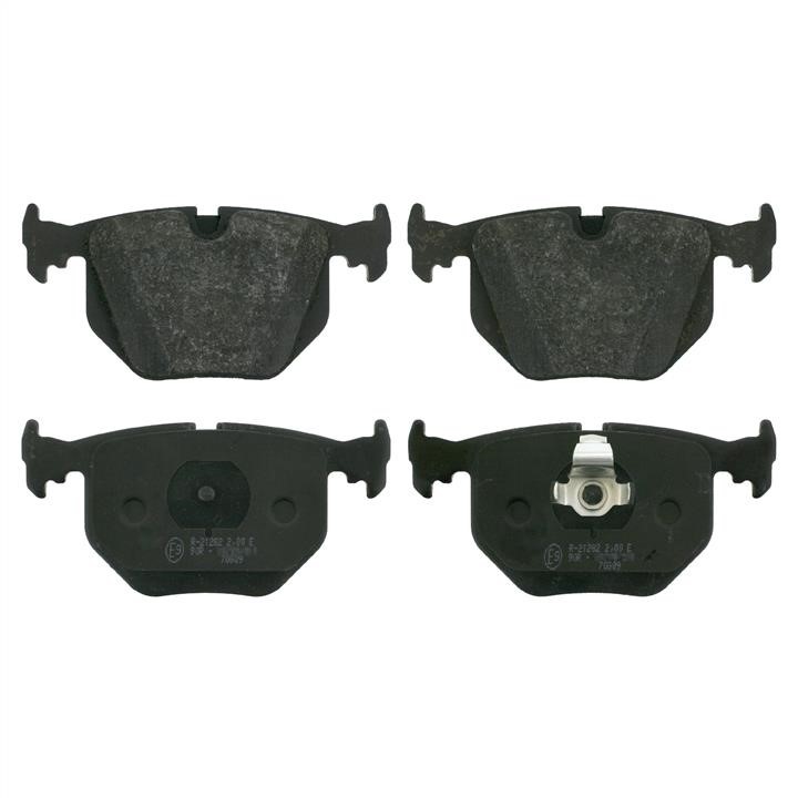 SWAG 20 91 6175 Rear disc brake pads, set 20916175