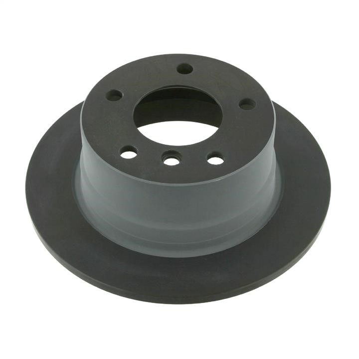 SWAG 20 92 3555 Rear brake disc, non-ventilated 20923555