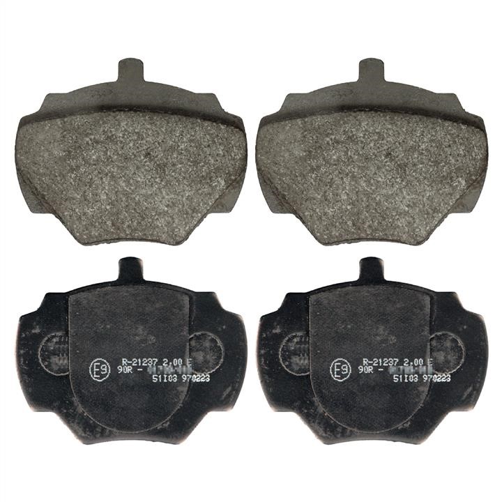 SWAG 22 11 6116 Rear disc brake pads, set 22116116