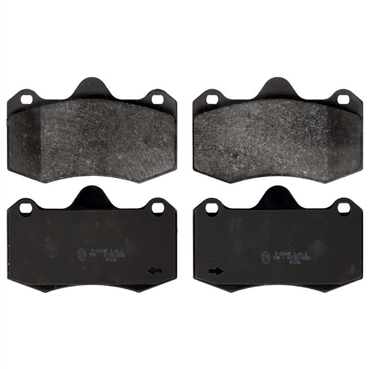 SWAG 30 11 6207 Front disc brake pads, set 30116207