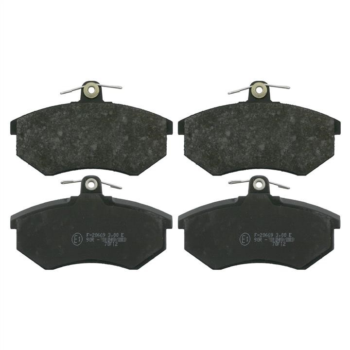 SWAG 30 91 6078 Front disc brake pads, set 30916078