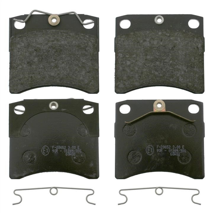 SWAG 30 91 6200 Front disc brake pads, set 30916200