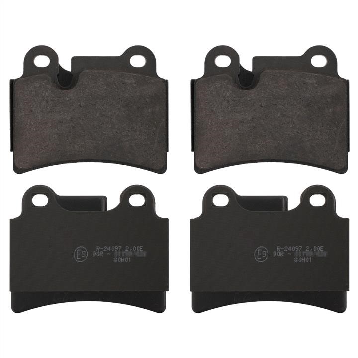 SWAG 30 91 6671 Rear brake pad set 30916671 30916671 SWAG Rear brake pad set