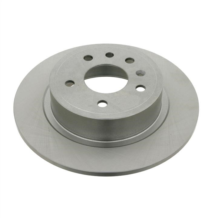 SWAG 57 92 3551 Rear brake disc, non-ventilated 57923551