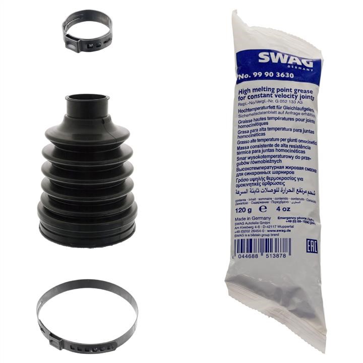 SWAG 60 10 0190 Drive shaft inner boot, kit 60100190