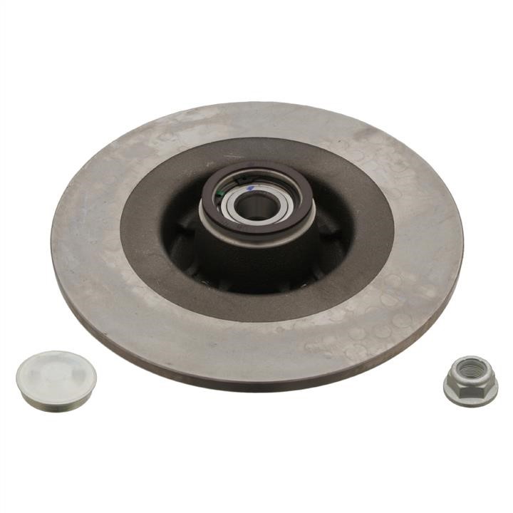 SWAG 60 92 8155 Rear brake disc, non-ventilated 60928155