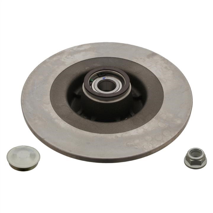 SWAG 60 92 8156 Rear brake disc, non-ventilated 60928156