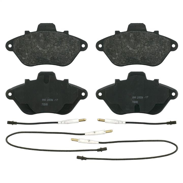 SWAG 62 91 6376 Front disc brake pads, set 62916376