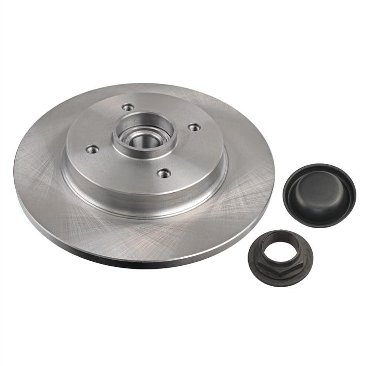 SWAG 62 93 7680 Rear brake disc, non-ventilated 62937680