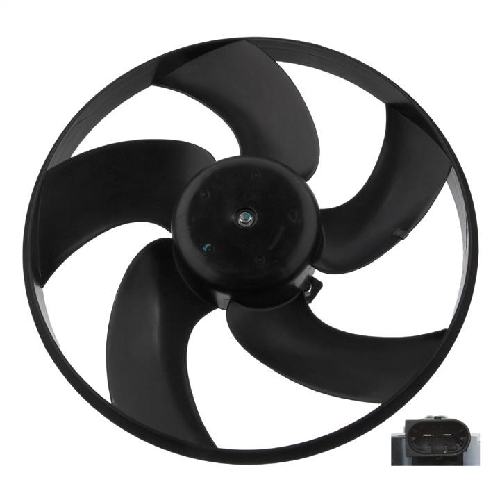 SWAG 62 94 0638 Hub, engine cooling fan wheel 62940638