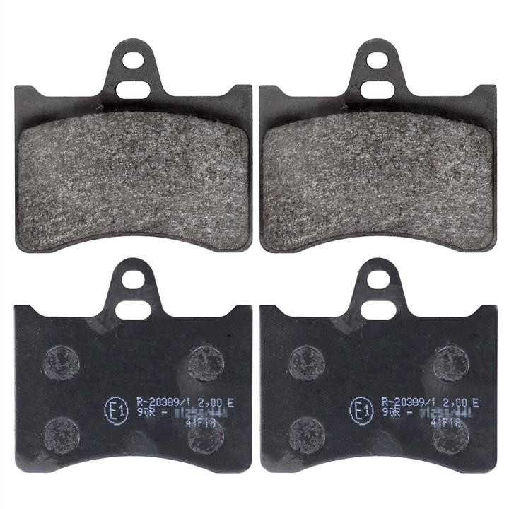 SWAG 64 11 6036 Rear disc brake pads, set 64116036