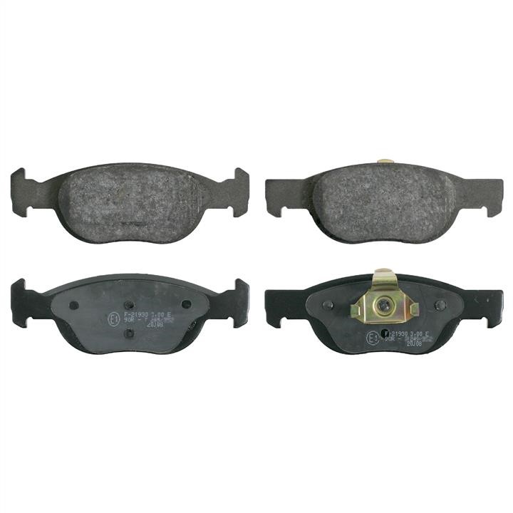 SWAG 70 91 6093 Front disc brake pads, set 70916093