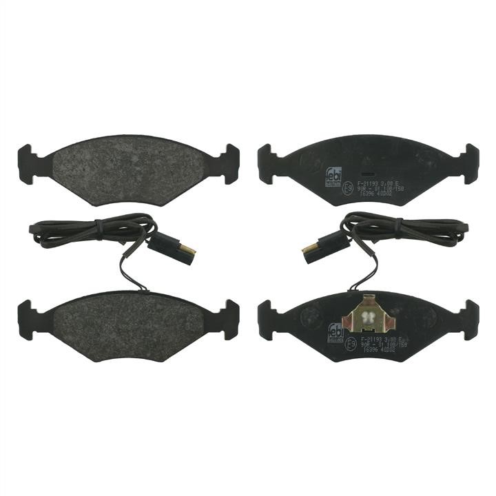 SWAG 70 91 6396 Front disc brake pads, set 70916396