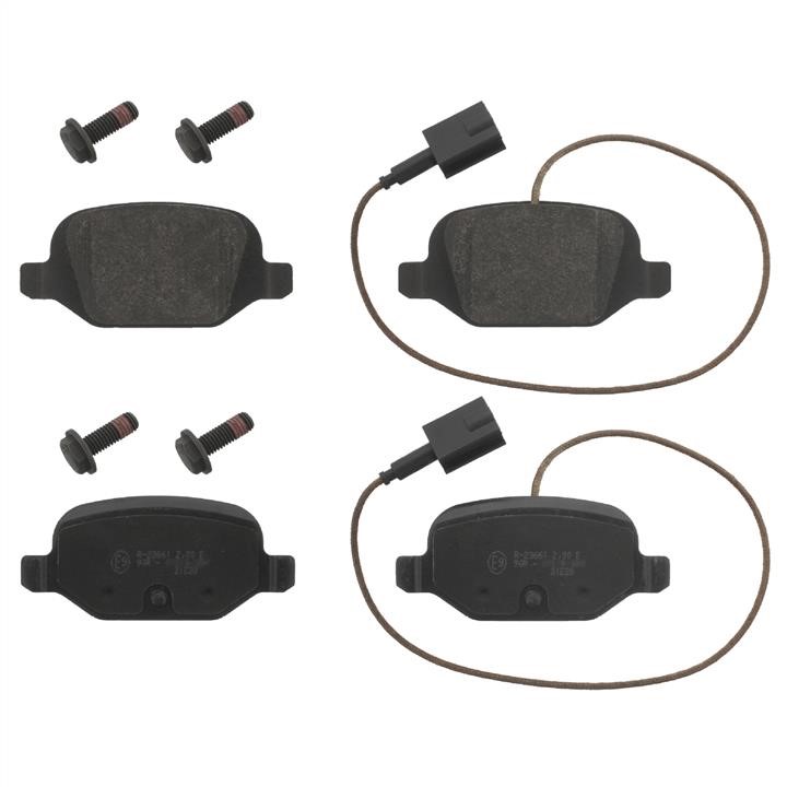 SWAG 70 91 6856 Rear disc brake pads, set 70916856