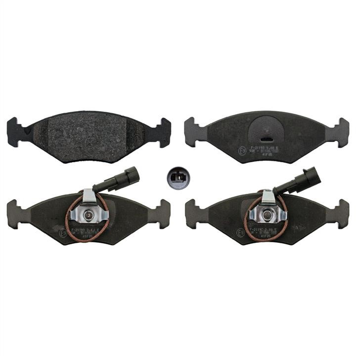 SWAG 72 11 6101 Front disc brake pads, set 72116101