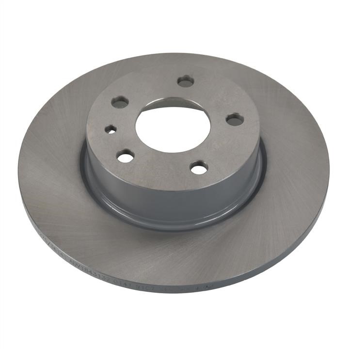 SWAG 74 91 4079 Rear brake disc, non-ventilated 74914079
