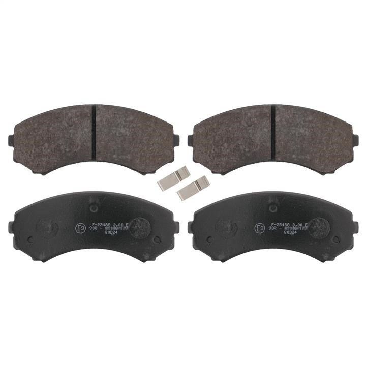 SWAG 80 91 6582 Front disc brake pads, set 80916582