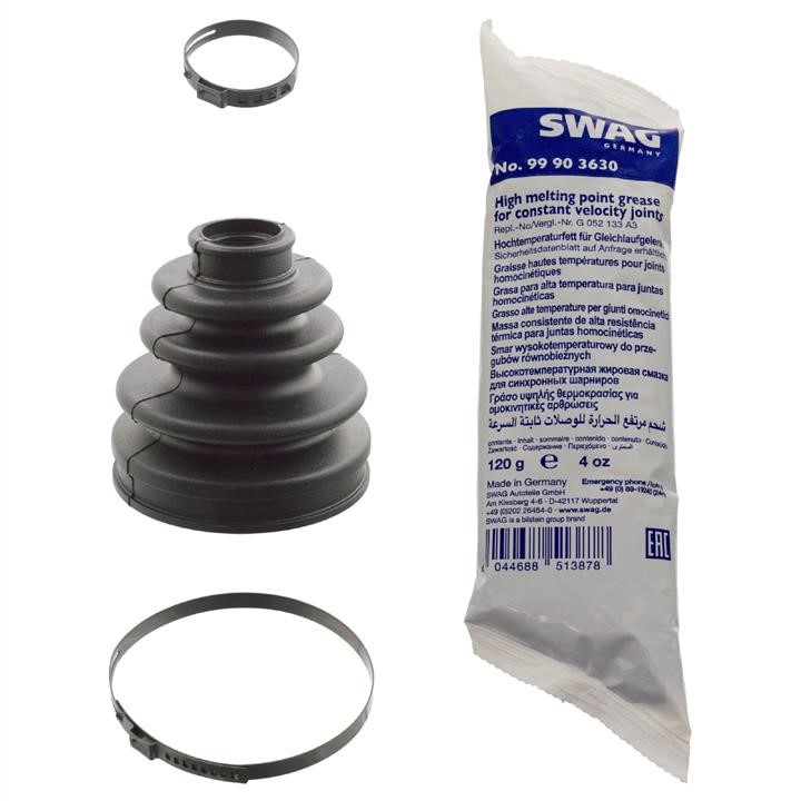 SWAG 81 10 2382 Drive shaft inner boot, kit 81102382