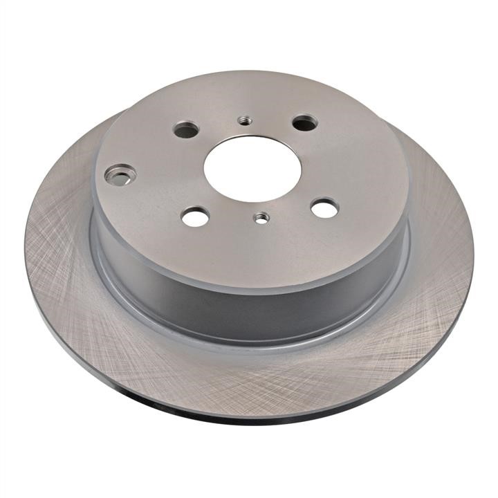 SWAG 81 92 7234 Rear brake disc, non-ventilated 81927234