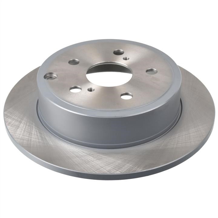 SWAG 81 92 7238 Rear brake disc, non-ventilated 81927238